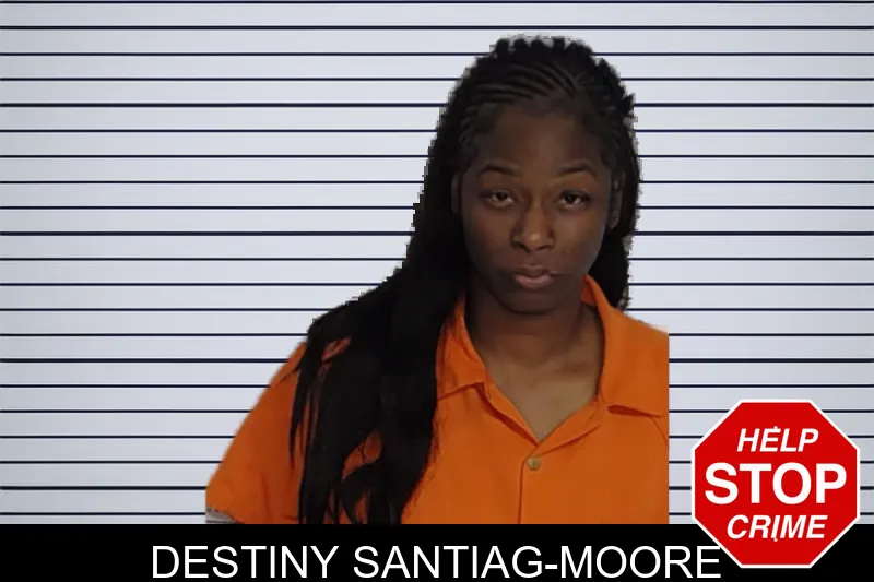 Destiny Santiag-Moore mugshot