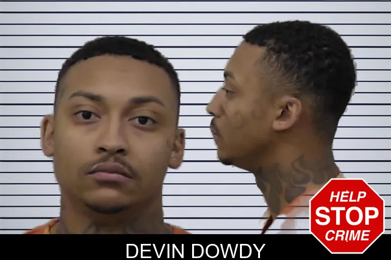 Devin Dowdy mugshot