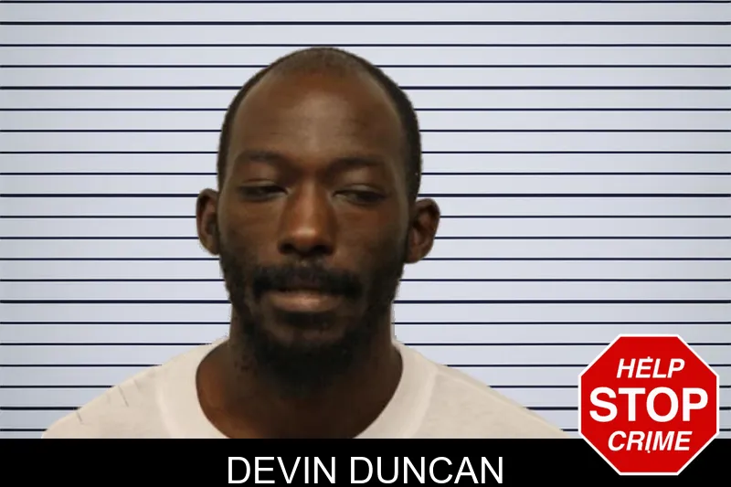 Devin Duncan mugshot