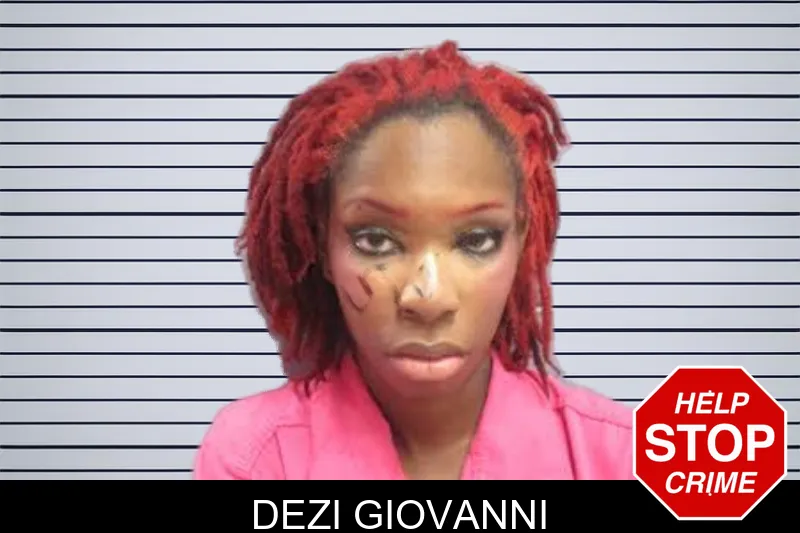 Dezi Giovanni mugshot – Lee County , Georgia Dezi Giovanni mugshot