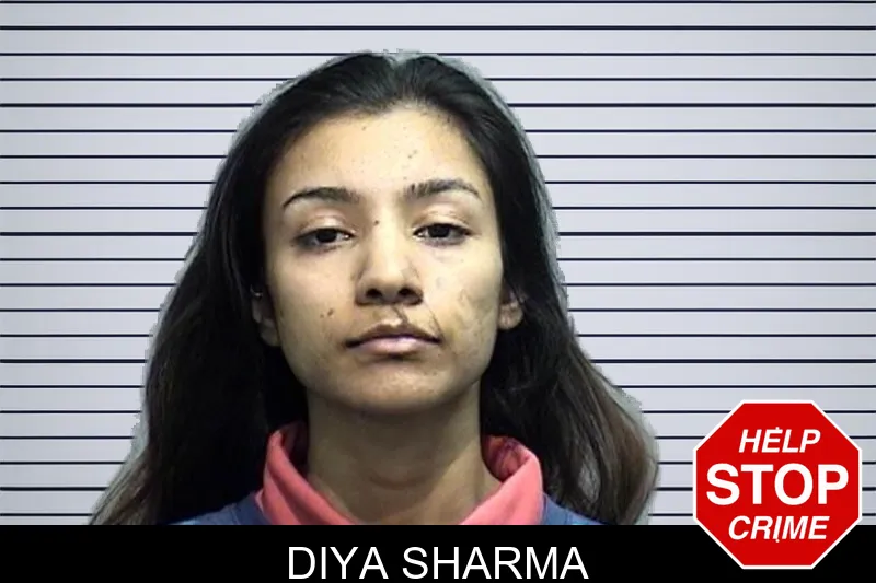 Diya Sharma mugshot