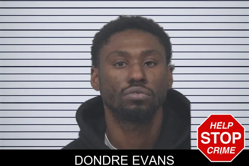 Dondre Evans mugshot