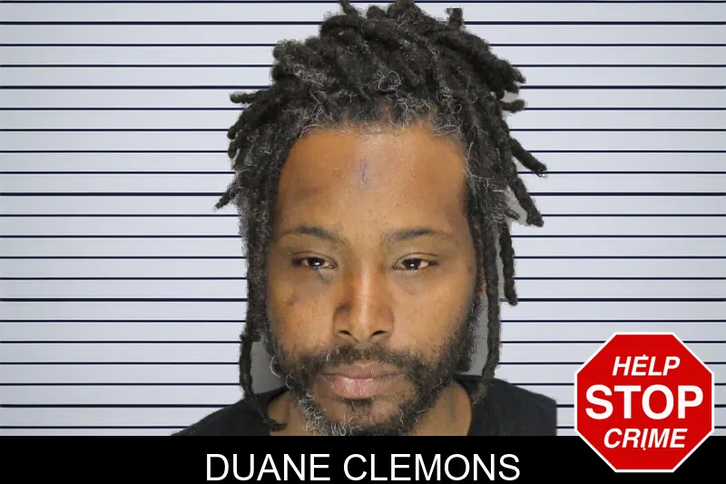 Duane Clemons mugshot