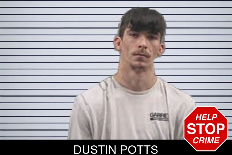 Dustin Potts mugshot
