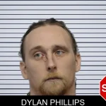 Dylan Phillips mugshot