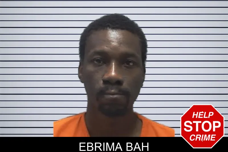 Ebrima Bah mugshot