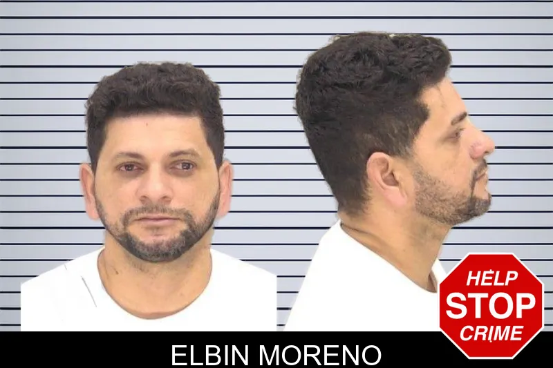 Elbin Moreno mugshot