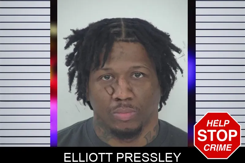 Elliott Pressley mugshot
