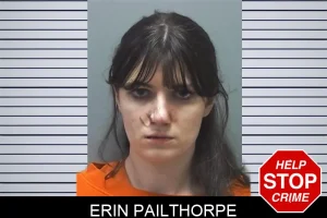 Erin Pailthorpe mugshot