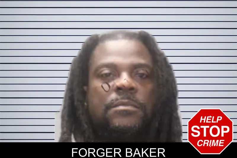 Forger Baker mugshot