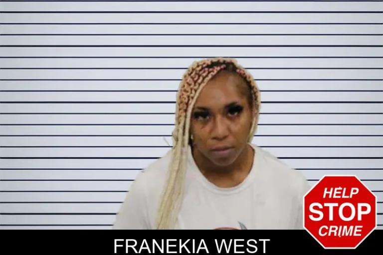 Franekia West mugshot – Peach County , Georgia Franekia West