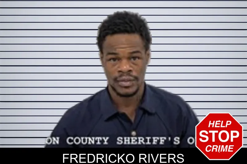 Fredricko Rivers mugshot – Walton County , Georgia Fredricko Rivers mugshot