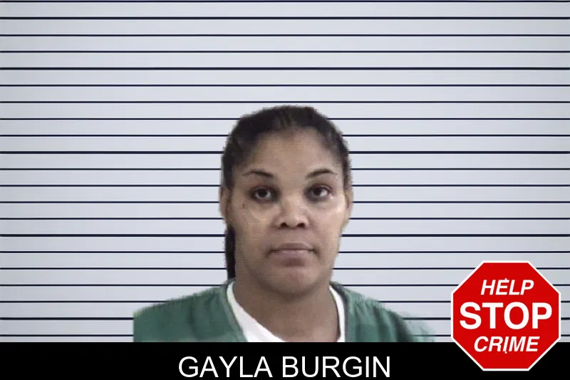 Gayla Burgin mugshot
