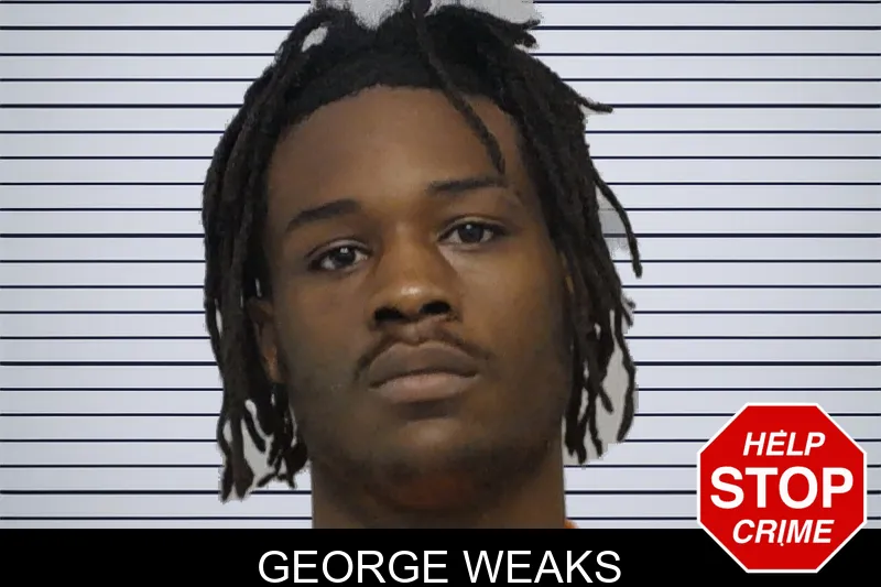 George Weaks mugshot
