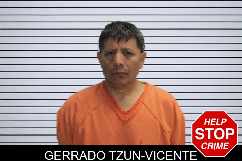 Gerrado Tzun-Vicente mugshot