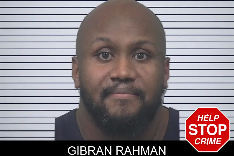 Gibran Rahman mugshot