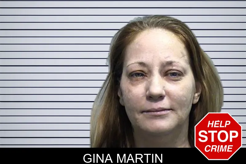 Gina Martin mugshot