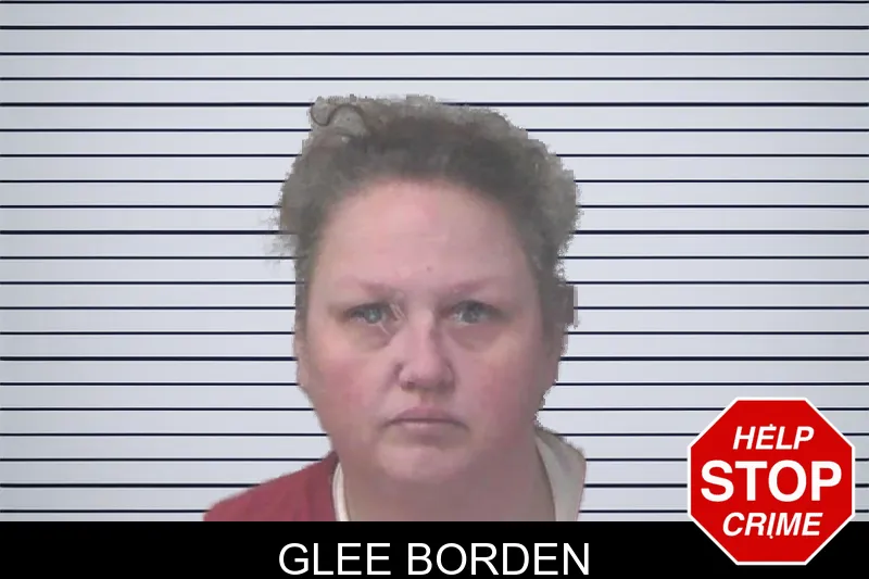 Glee Borden mugshot
