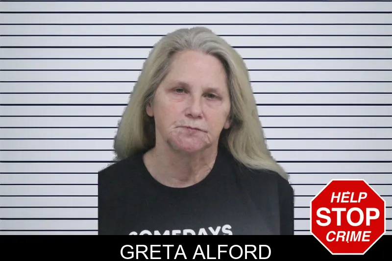 Greta Alford mugshot