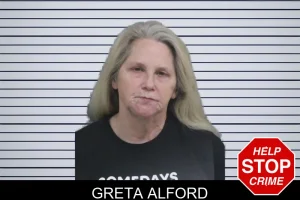 Greta Alford mugshot