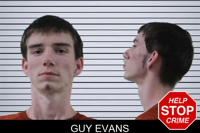 Guy Evans mugshot