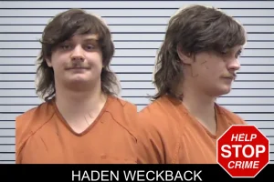 Haden Weckback mugshot
