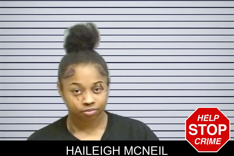 Haileigh McNeil mugshot