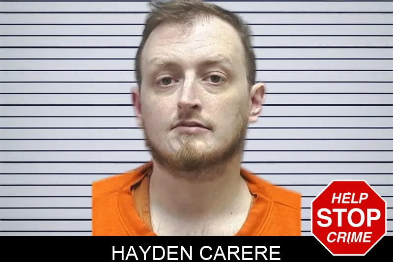 Hayden Carere mugshot
