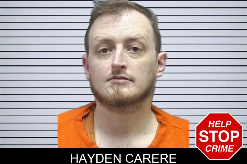 Hayden Carere mugshot