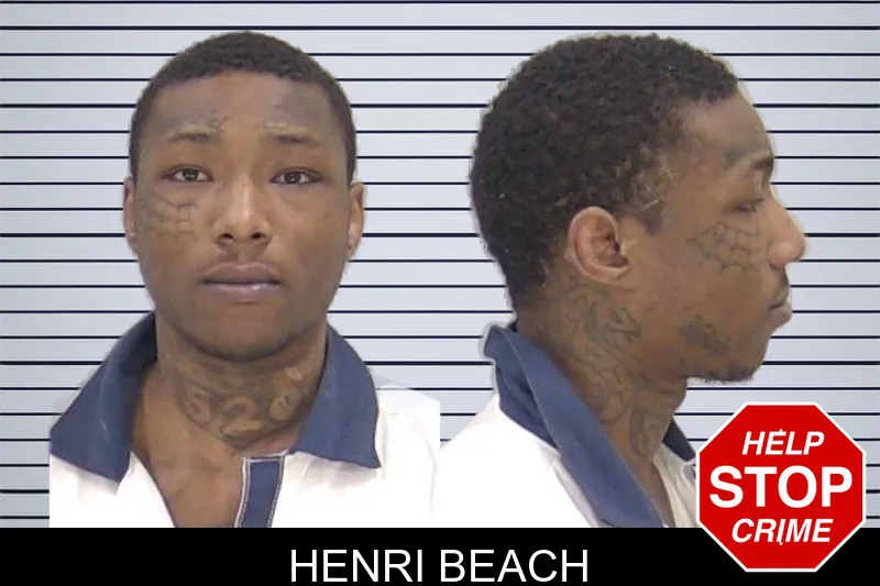 Henri Beach mugshot