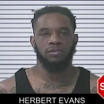 Herbert Evans mugshot