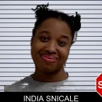 India Snicale mugshot