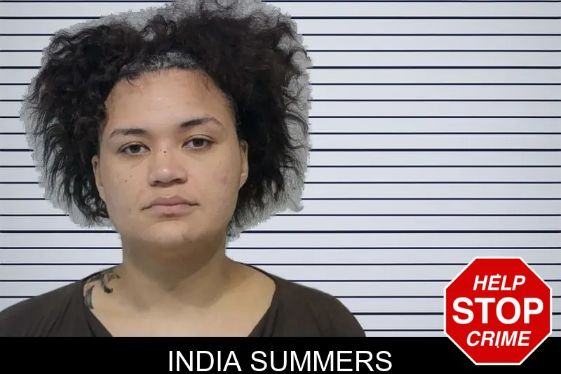 India Summers mugshot