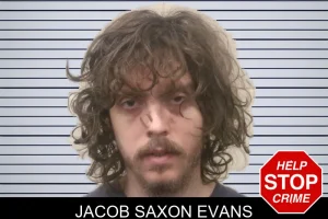 Jacob Saxon Evans mugshot