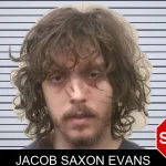 Jacob Saxon Evans mugshot