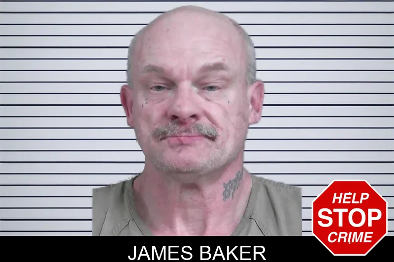 James Baker mugshot