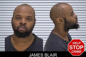 James Blair mugshot