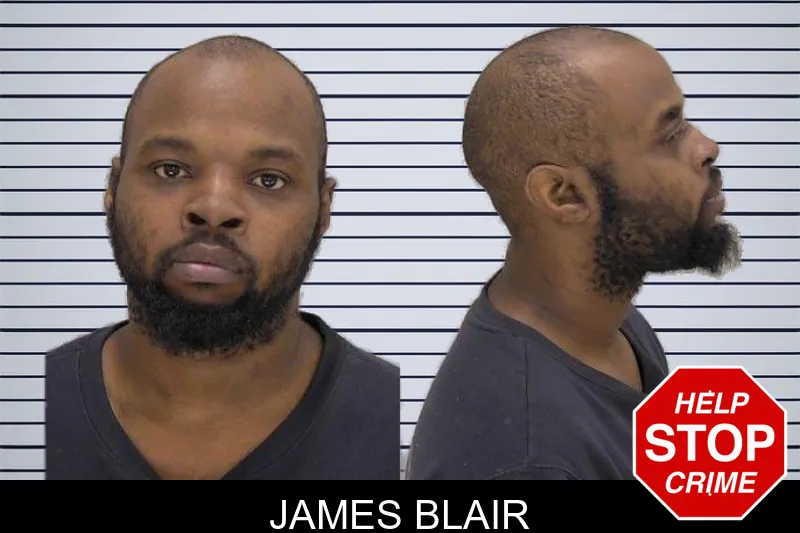 James Blair mugshot