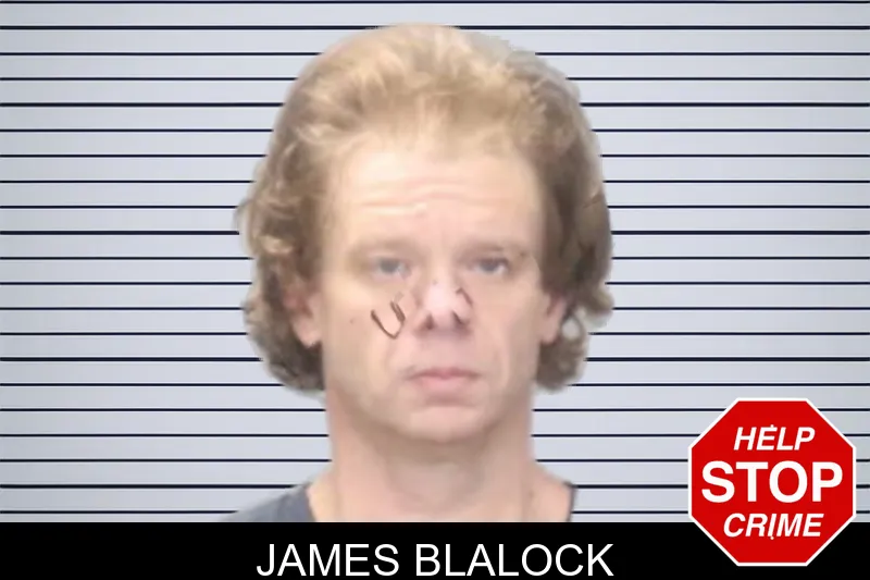 James Blalock mugshot