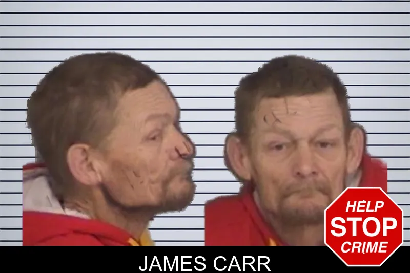 James Carr mugshot