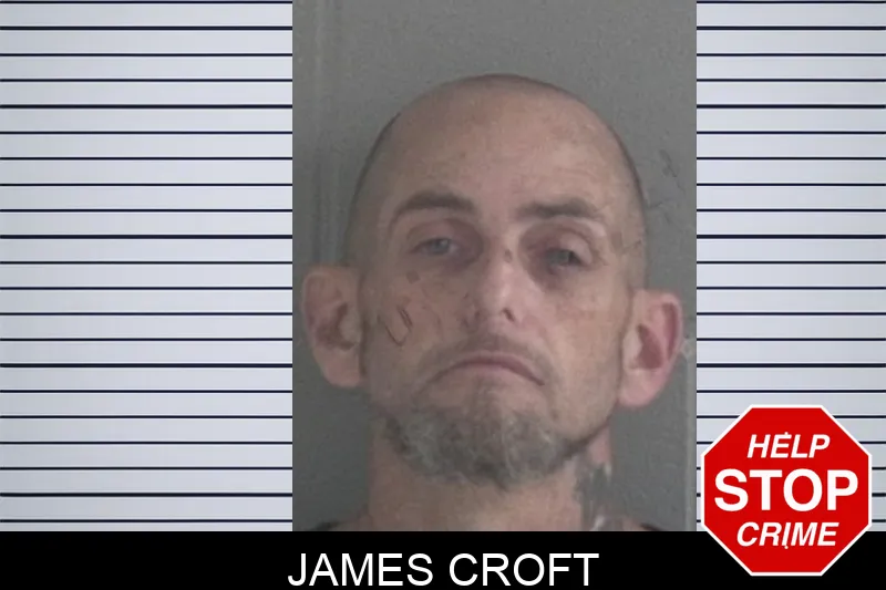 James Croft mugshot