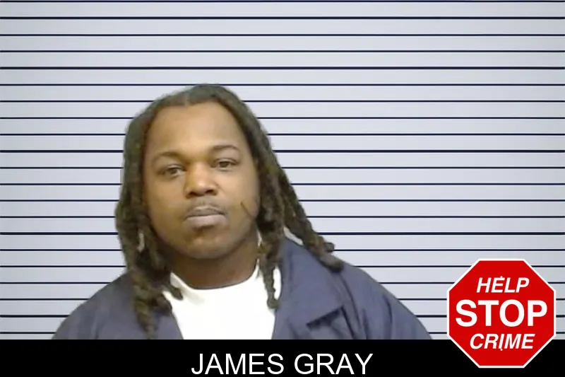 James Gray mugshot