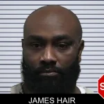 James Hair mugshot