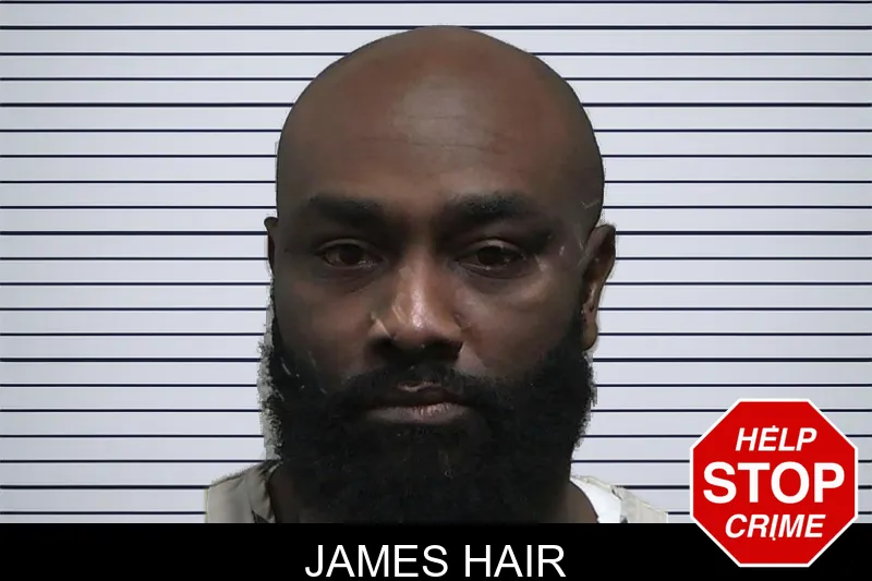 James Hair mugshot