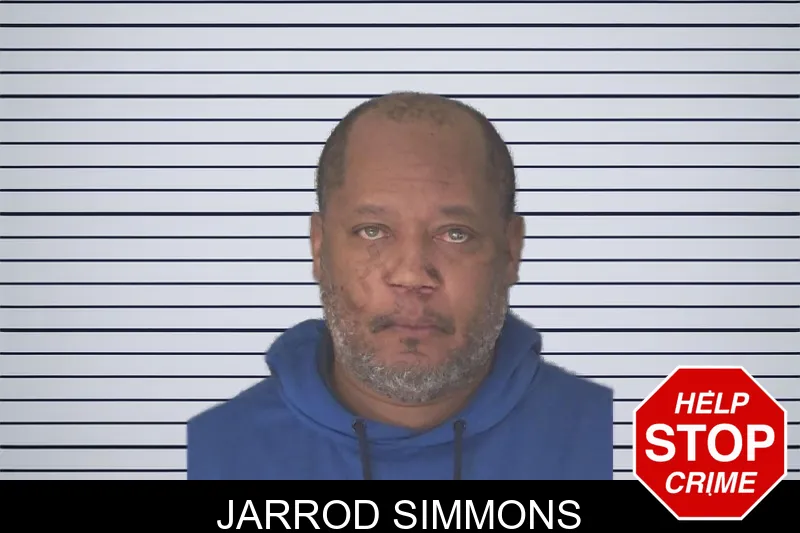 Jarrod Simmons mugshot
