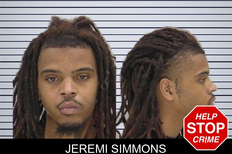 Jeremi Simmons mugshot