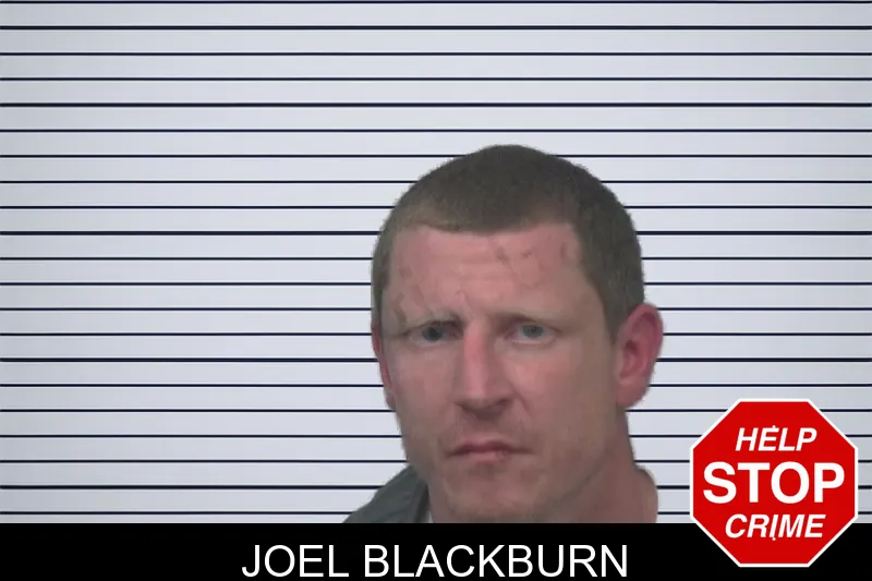 Joel Blackburn mugshot