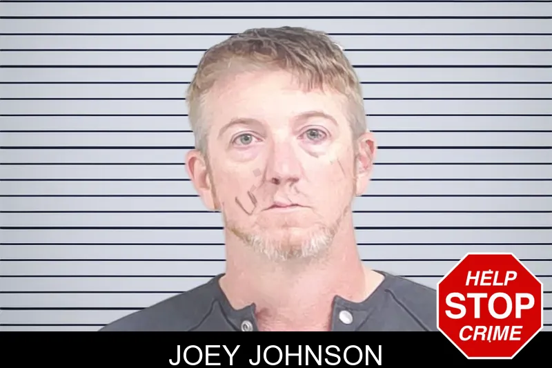 Joey Johnson mugshot