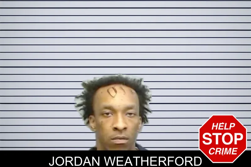 Jordan Weatherford mugshot