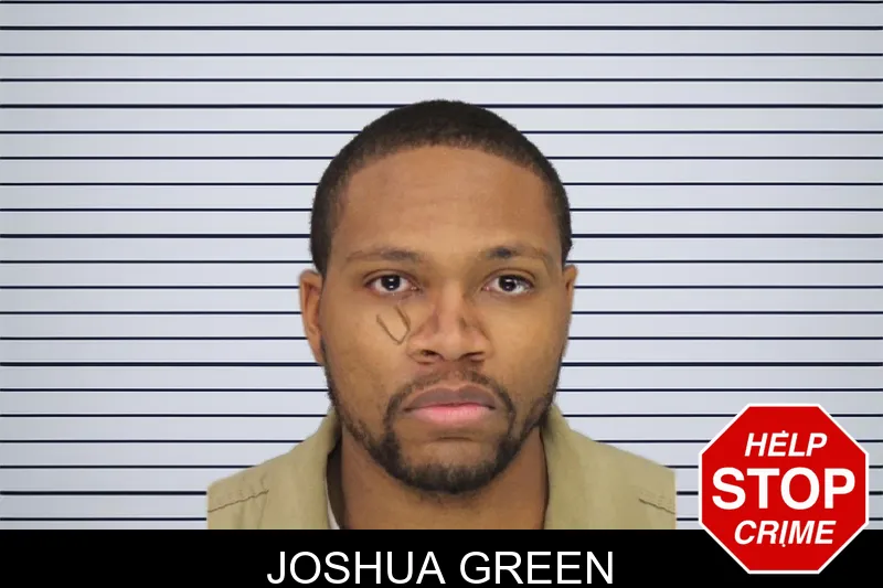 Joshua Green mugshot